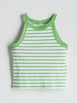 Halter Yaka K?z ?ocuk Crop Atlet