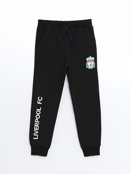 Beli Lastikli Liverpool Bask?l? Erkek ?ocuk Jogger E?ofman Alt?