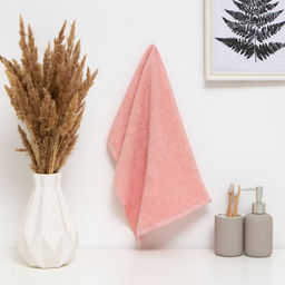 Полотенце махровое Этель 30*60 см, цв. розовый, 100% хлопок, 340 г/м2