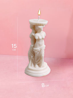 Свеча "Афродита" 8х8х15 см, соевый воск