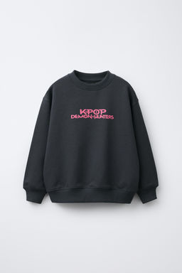KPOP DEMON HUNTERS NETFLIX PRINTED SWEATSHIRT - Zara фото 6
