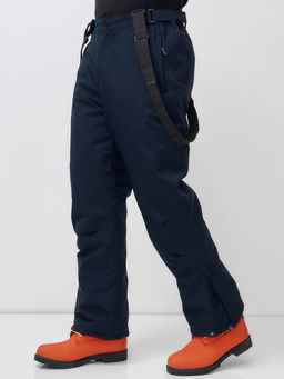 Горнолыжный костюм мужской зимний темно-синего цвета 390TS - Leifensh фото 30