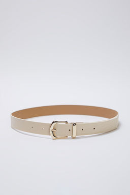 Trendyolmilla Siyah-Taba 2li Paket Croco Deri Gorunumlu Kad?n Kemer TWOAW24KE00030