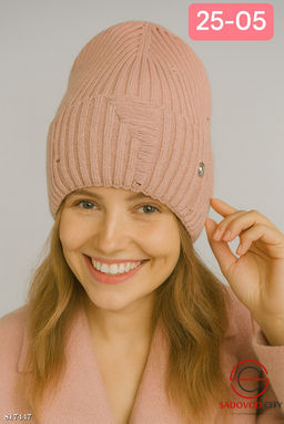 Шапка женская с подкладкой на флисе - Bruno фото 2