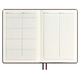 Ежедневник недатированный ESCALADA, А5+, 160 л., арт. 67178/ 10 АЛЛИГАТОР КОРИЧНЕВЫЙ