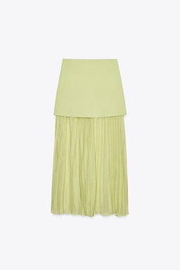 COMBINED PLEATED KNIT SKIRT - Zara фото 20
