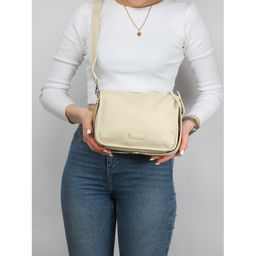 Сумка женская натуральная кожа GU 2066-8727, 1отд, плечевой ремень, молочный SALE 264070 - Adelia фото 10