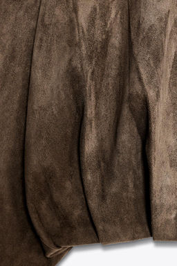 SUEDE EFFECT BOMBER JACKET - Zara фото 10
