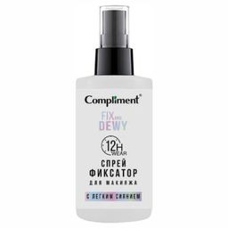 "Compliment" Спрей-фиксатор для макияжа лица, с эффект. легкого сияния (75мл).12 / 914154 /