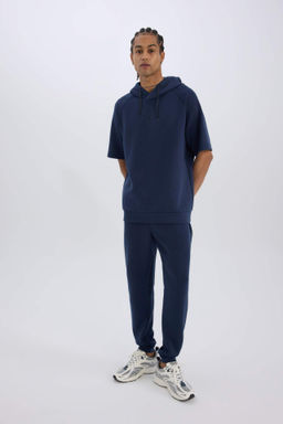 DeFactoFit Slim Fit Sporcu Jogger Esofman Alt? Dar Kesim Skuba Dalg?c Kumas Standart Paca Beli Bagc?kl? Lastikli Paca фото 3