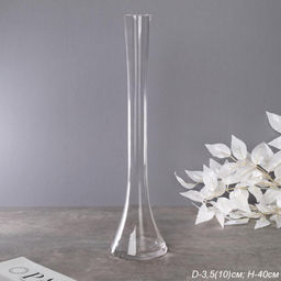 Ваза для цветов 40х5,5 см Фристайл / 40H-1 /уп 24/