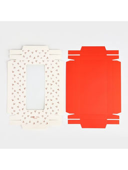 Цена за 3 шт. Коробка для шоколада «Сердечки», с окном, 9.4 х 1.7 х 18.4 см