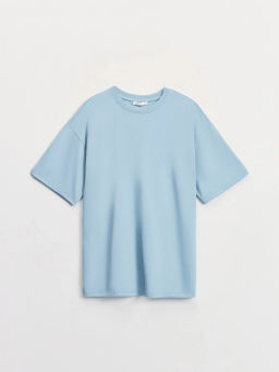 Базовая футболка оверсайз из хлопка OVERSIZE0526-163 / Zarina