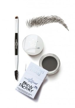 Помада для бровей 24 часа устойчивости BROW FACTORY B4 BRUNETTE для брюнеток с кистью