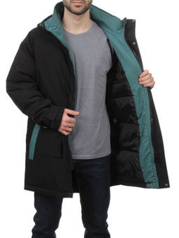 22066 BLACK GREEN Куртка мужская зимняя облегченная (150 гр. холлофайбер) - Fashion фото 7