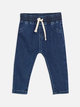 Beli Lastikli Basic Erkek Bebek Jean Pantolon