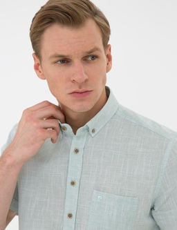 Ye_il Regular Fit K_sa Kollu G_mlek - Pierre cardin фото 2