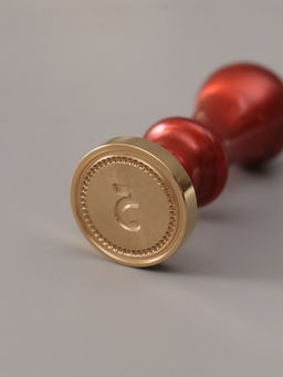 Печать для сургуча с пластиковой ручкой «Классика цифра 5», 2.5×2.5×6.3 см