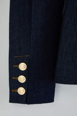 Limited Edition Koyu Mavi Cep Detayl? Blazer Denim Ceket TWOAW26CE00036 - Trendyolmilla фото 6