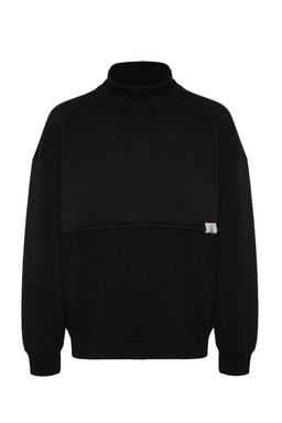TRENDYOL MAN Limited Edition Tas Oversize/Genis Kesim Etiketli Ici Polar/S?cak Tutan Sweatshirt TMNAW24SW00228 - Trendyolmilla фото 19