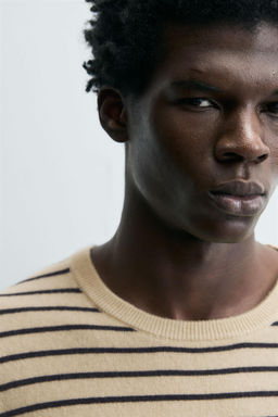 STRIPED WOOL - CASHMERE JUMPER - Zara фото 5