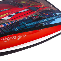 Папка д/тетрадей А4 молния сверху пластик ПМ-А4-29, Тачки