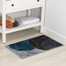 Коврик для дома Доляна Мэни, 50?80 см, синий  фото 2