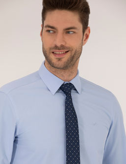 Mavi Slim Fit Uzun Kollu Klasik G_mlek