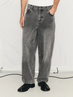 Джинсы baggy fit с эффектом стирки / Zarina  фото 3