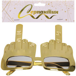 Очки карнавальные "Крутой стиль" 16*11,5 см, микс
