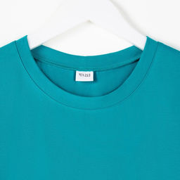 Футболка женская MINAKU: Basic line, цвет аквамарин, размер 52