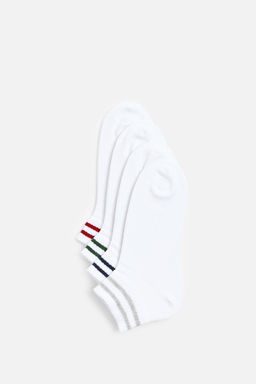 4-PACK OF SOCKS WITH CONTRAST STRIPES