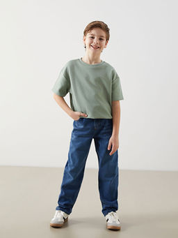 Beli Ayarlanabilir Lastikli Erkek ?ocuk Jean Pantolon