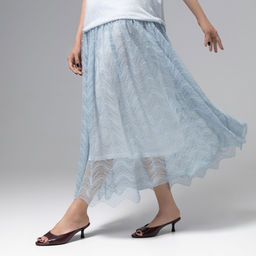 Платье комбинированное с кружевом, Доведу до мечты - Charutti фото 4