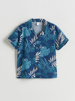 Resort Yaka Erkek Bebek G?mlek ve ?ort 2li