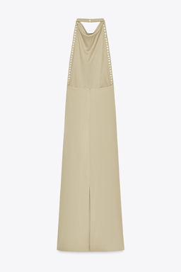 STUDDED HALTER DRESS - Zara фото 4