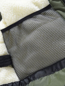 Парка зимняя подростковая для мальчика с капюшоном и мехом цвета хаки 9535Kh - Mtforce фото 19