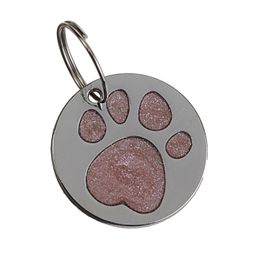 Цена за 6 шт. Адресник под гравировку Блестящая лапка, 2,2 см, фасовка по 6 шт, микс цветов - Пижон фото 8