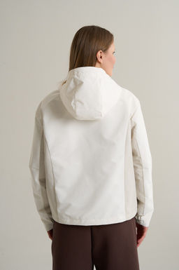 Куртка Белый/Серый TRN ESSENTIAL Mercerized Velvet Jacket - Anta фото 7