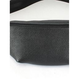 Сумка мужская натуральная кожа  (на пояс)  Croco-855,  1 отд,  черный флотер (40)  245245