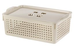 Корзинка с крышкой 3,8 л 29,5*18,5*10,5 см Лофт латте (модель 6431/20)