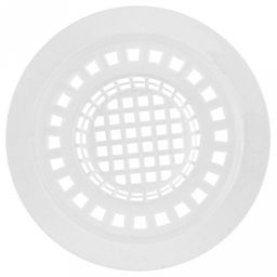 Пробка-сетка для раковины пластмассовая 7см, евро, внутренний д3,2см, белый (Россия) - Домашняя Мода фото 2