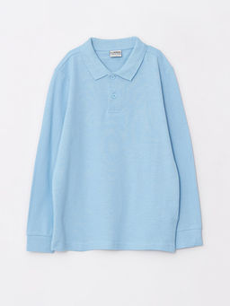 Polo Yaka Basic Uzun Kollu Erkek ?ocuk Ti??rt