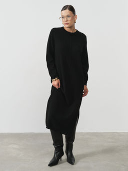 Платье из пуха яка 13210 черное