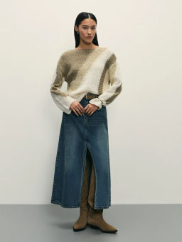 Джемпер с абстрактным рисунком / Zarina  фото 2