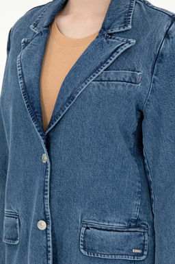 Женская голубая джинсовая рубашка Неожиданная скидка в корзине - U.s. polo assn фото 13