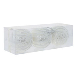 Набор из 3шт Украшение новогоднее "Шар", D 8 см, L23,5 W8 H8 см