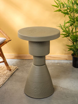 Столик кофейный, 39×39×61 см, графитовый