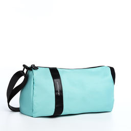 Сумка молодёжная на молнии, цвет бирюзовый - Simaland фото 4