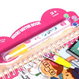 Книжка для рисования водой «Профессии», с маркером